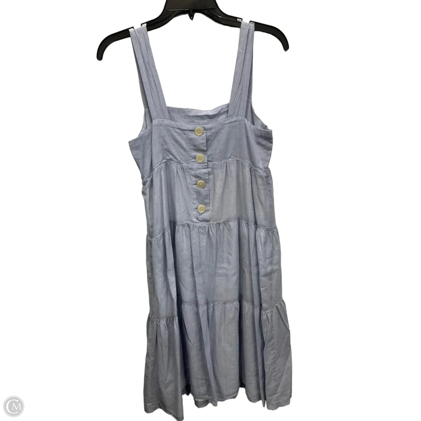 Dress Casual Midi By Madewell In Blue, Size: S