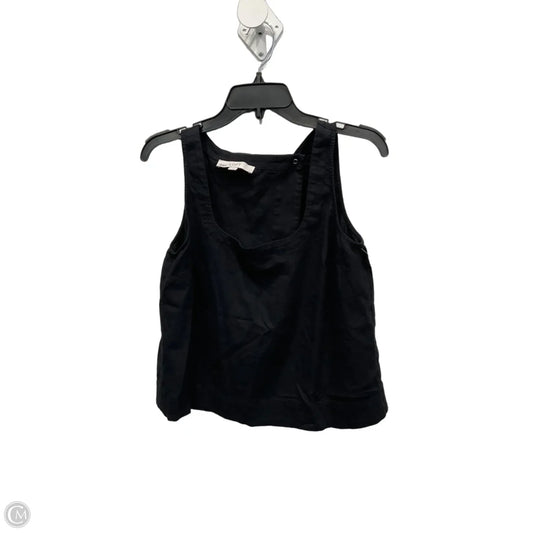 Top Sleeveless By Loft In Black, Size: S