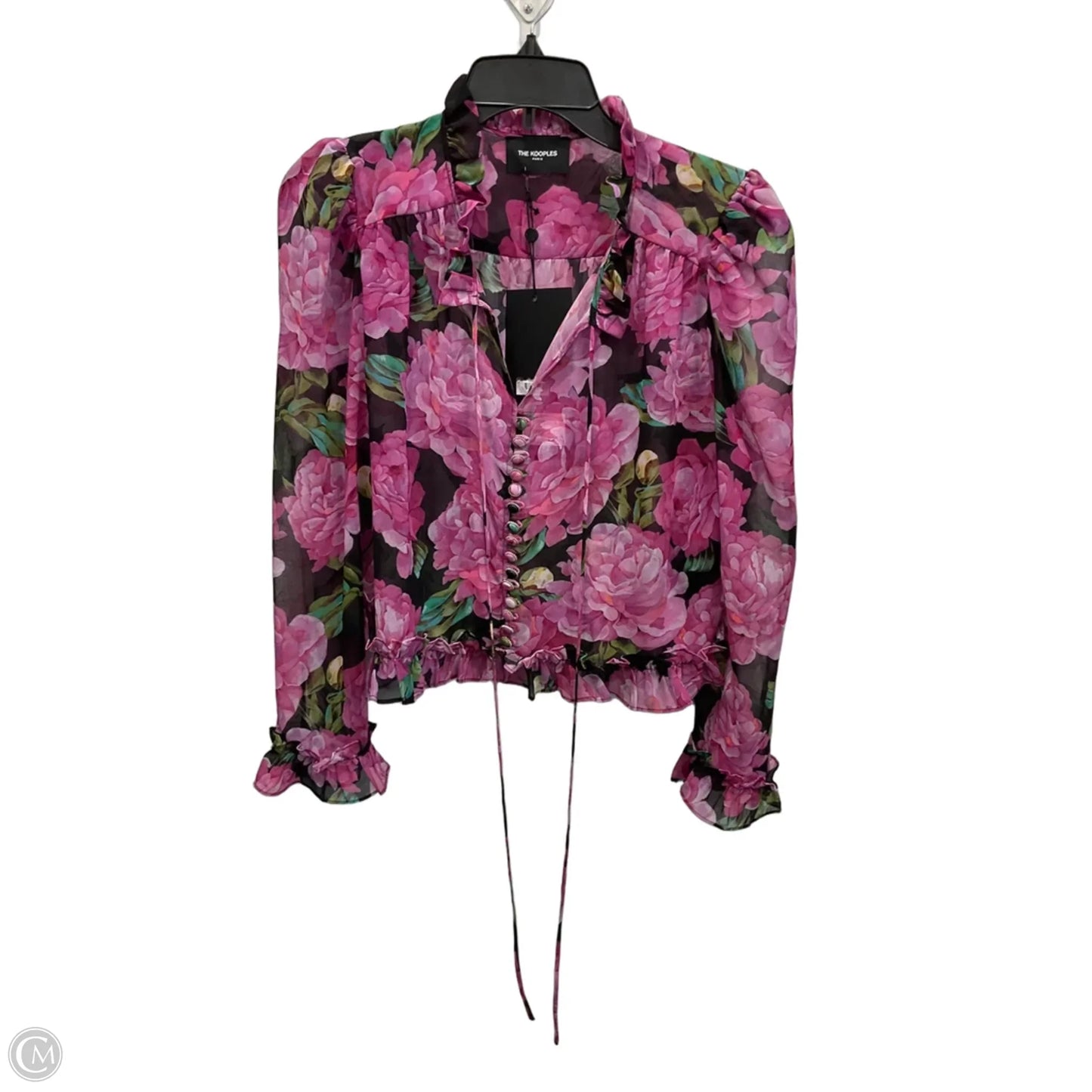 Top Long Sleeve By Cma In Floral Print, Size: Xs
