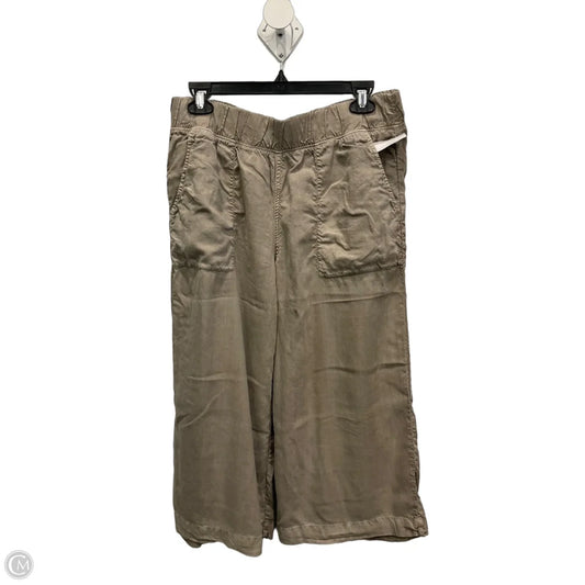 Pants Cropped By Cloth & Stone In Tan, Size: 8