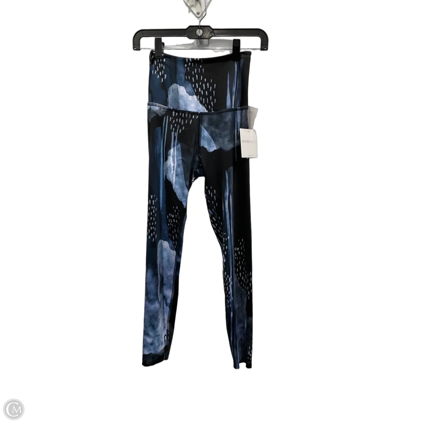 Athletic Leggings By Beyond Yoga In Black & Blue, Size: S