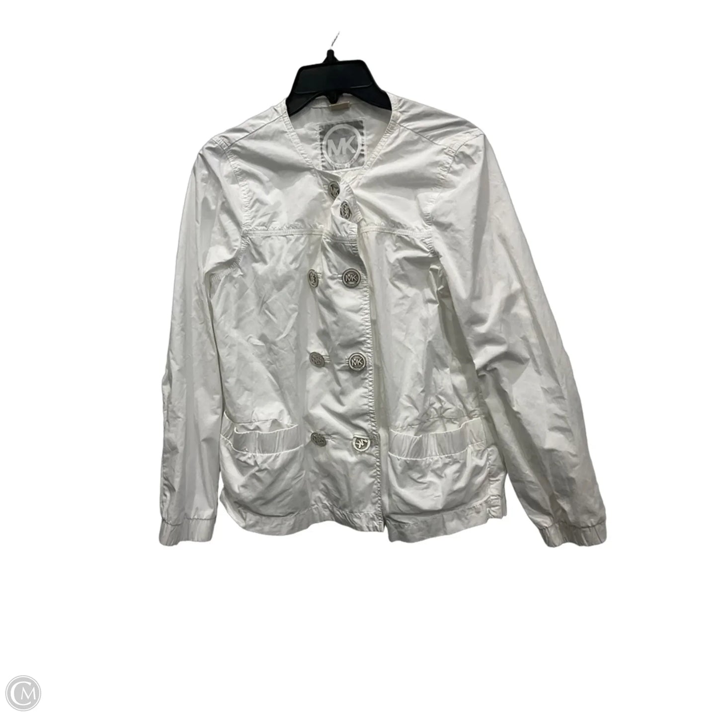 Jacket Shirt By Michael By Michael Kors In White, Size: M