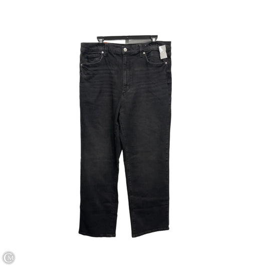 Jeans Wide Leg By Gloria Vanderbilt In Black Denim, Size: 16