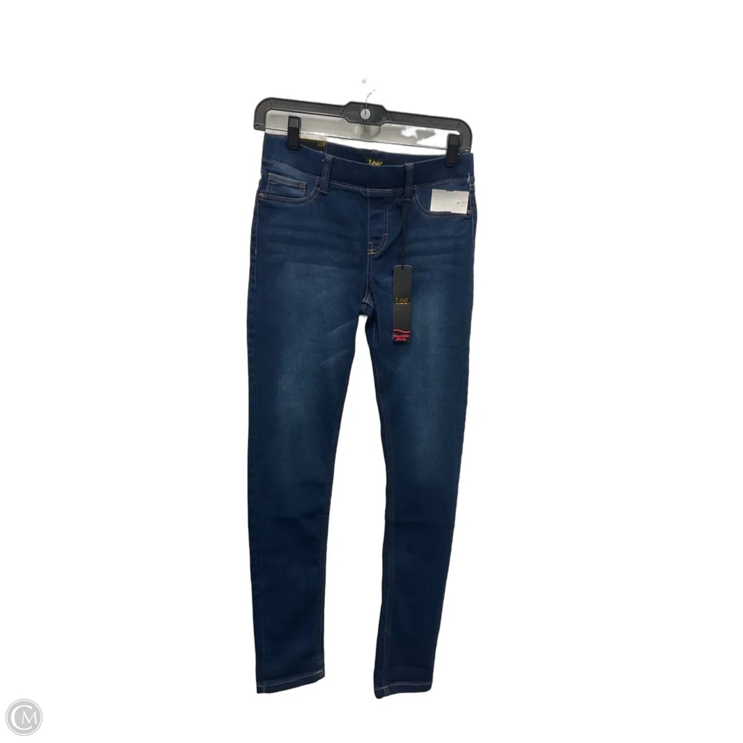 Jeans Jeggings By Lee In Blue Denim, Size: 14