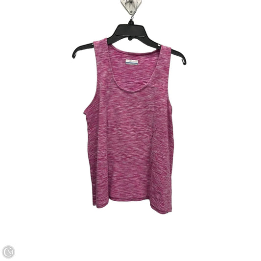 Athletic Tank Top By Columbia In Pink, Size: L