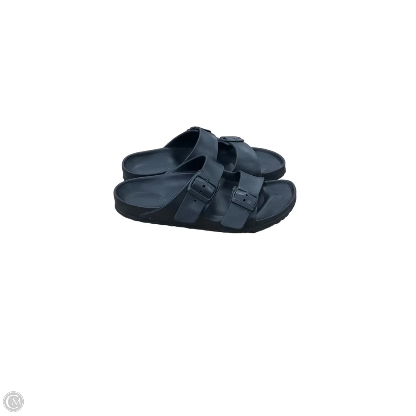 Sandals Flats By Birkenstock In Black, Size: 9
