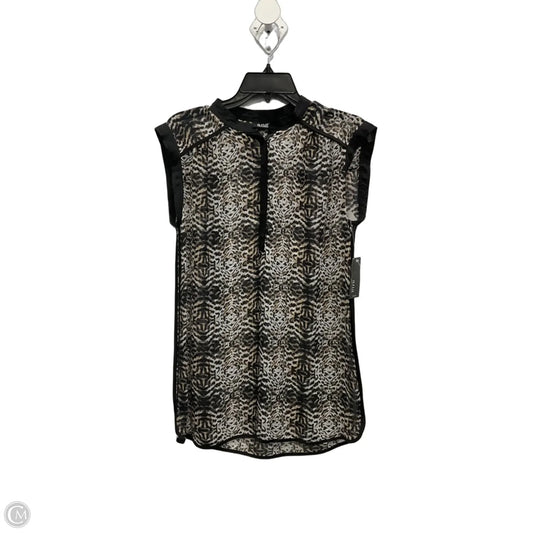 Top Short Sleeve By Ana In Animal Print, Size: Mp