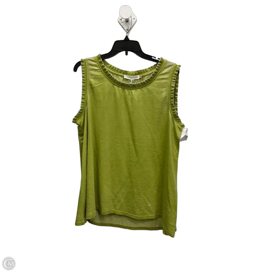 Top Sleeveless By Jane And Delancey In Green, Size: Xl