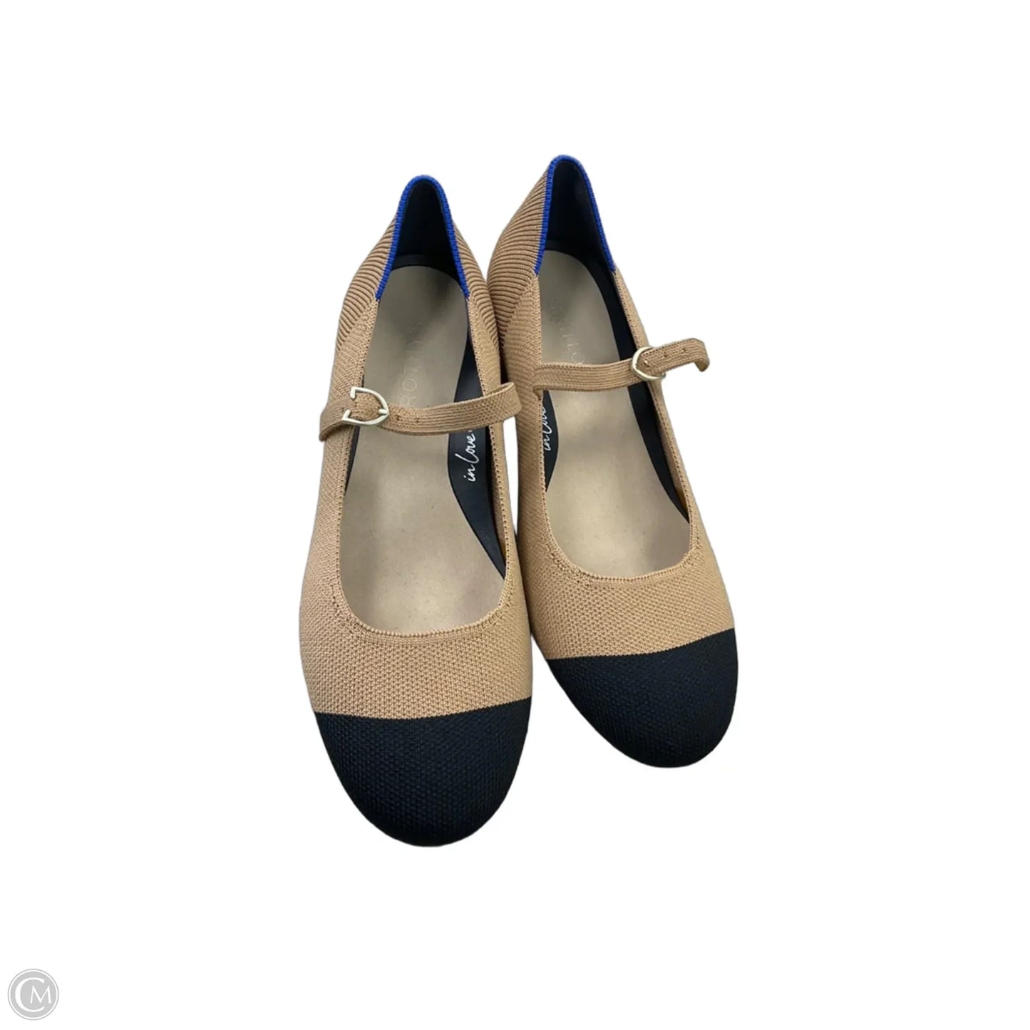 Shoes Heels Block By Rothys In Black & Tan, Size: 7