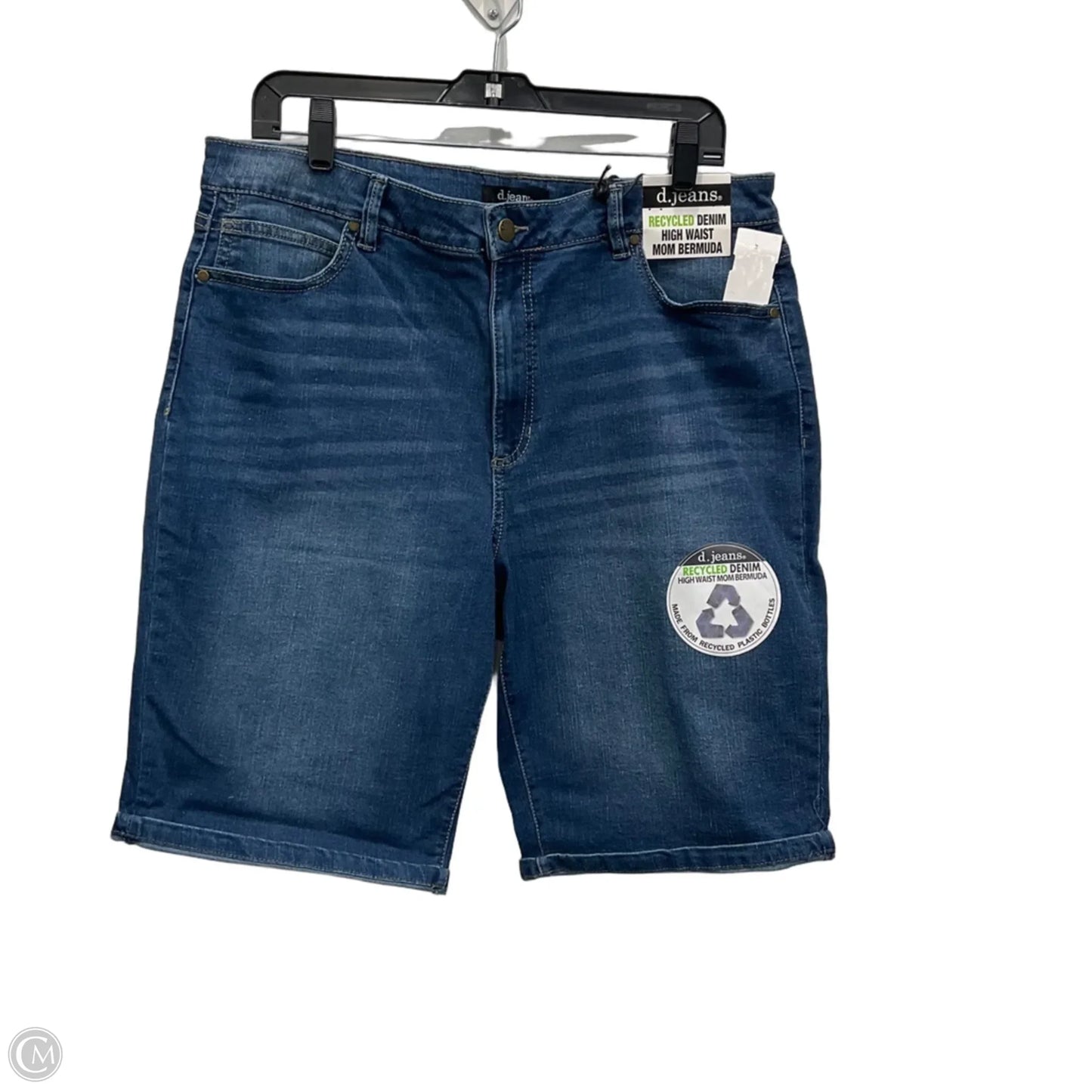 Shorts By D Jeans In Blue Denim, Size: 16