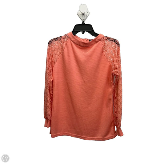 Top Long Sleeve By Miholl In Pink, Size: S