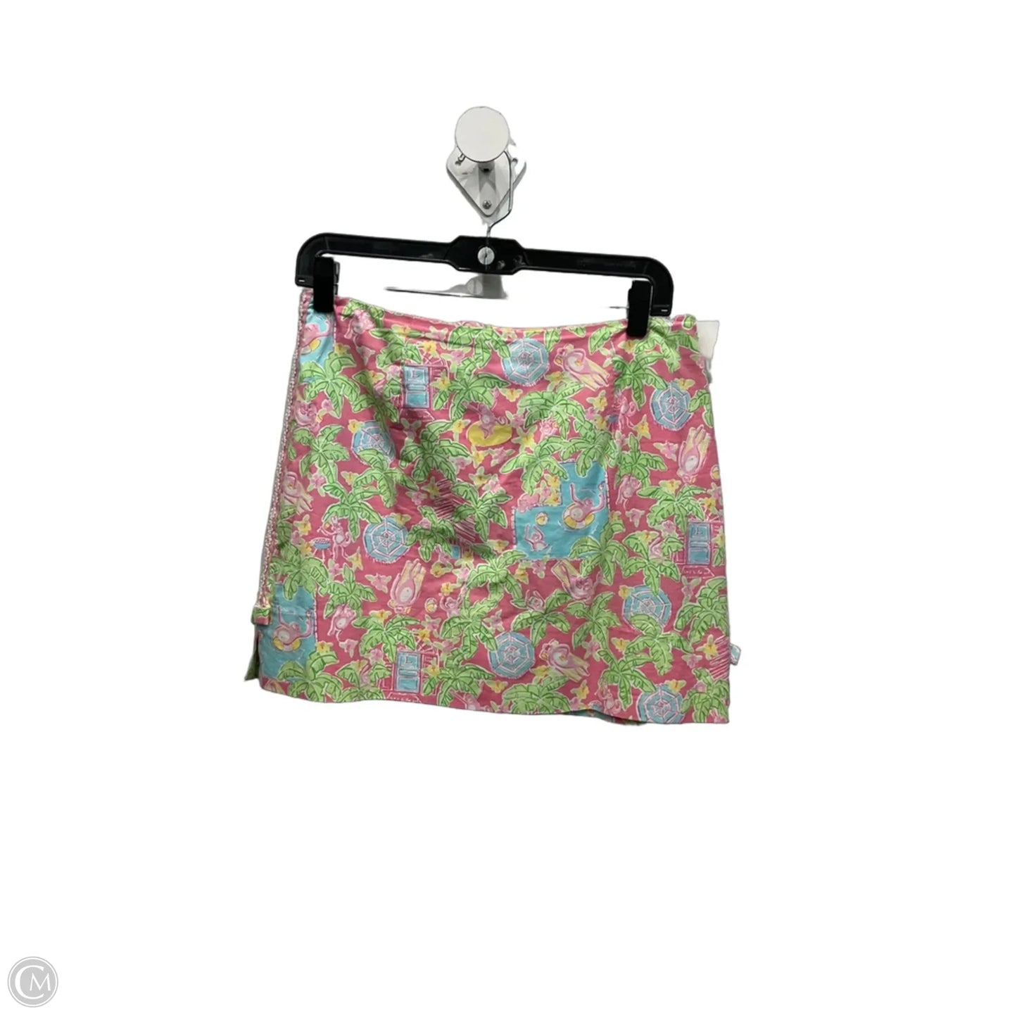 Skort Designer By Lilly Pulitzer In Pink & Yellow, Size: 4