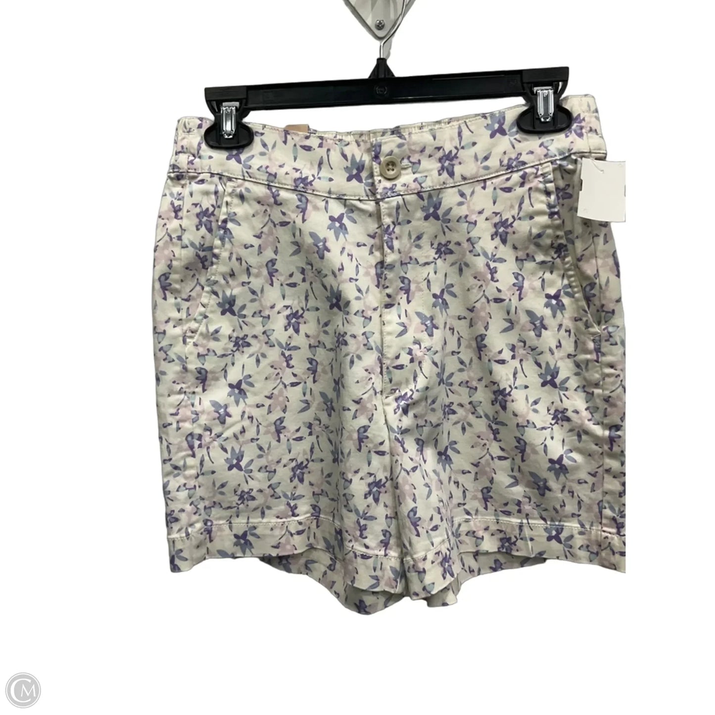 Shorts By Jachs Girlfirend In Purple & White, Size: 4