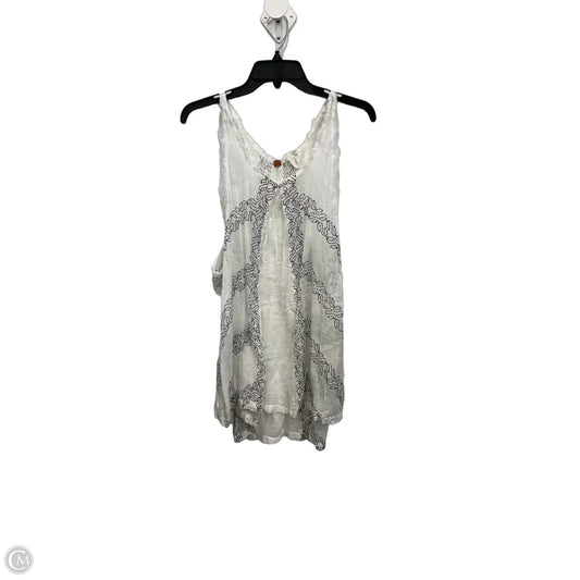 Tank Top By Free People In Black & White, Size: S