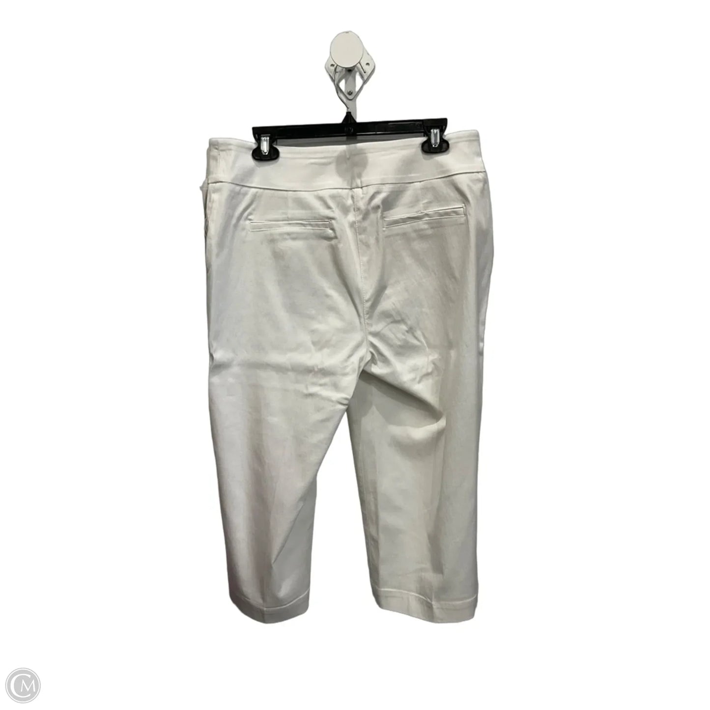 Capris By Alia In White, Size: 14