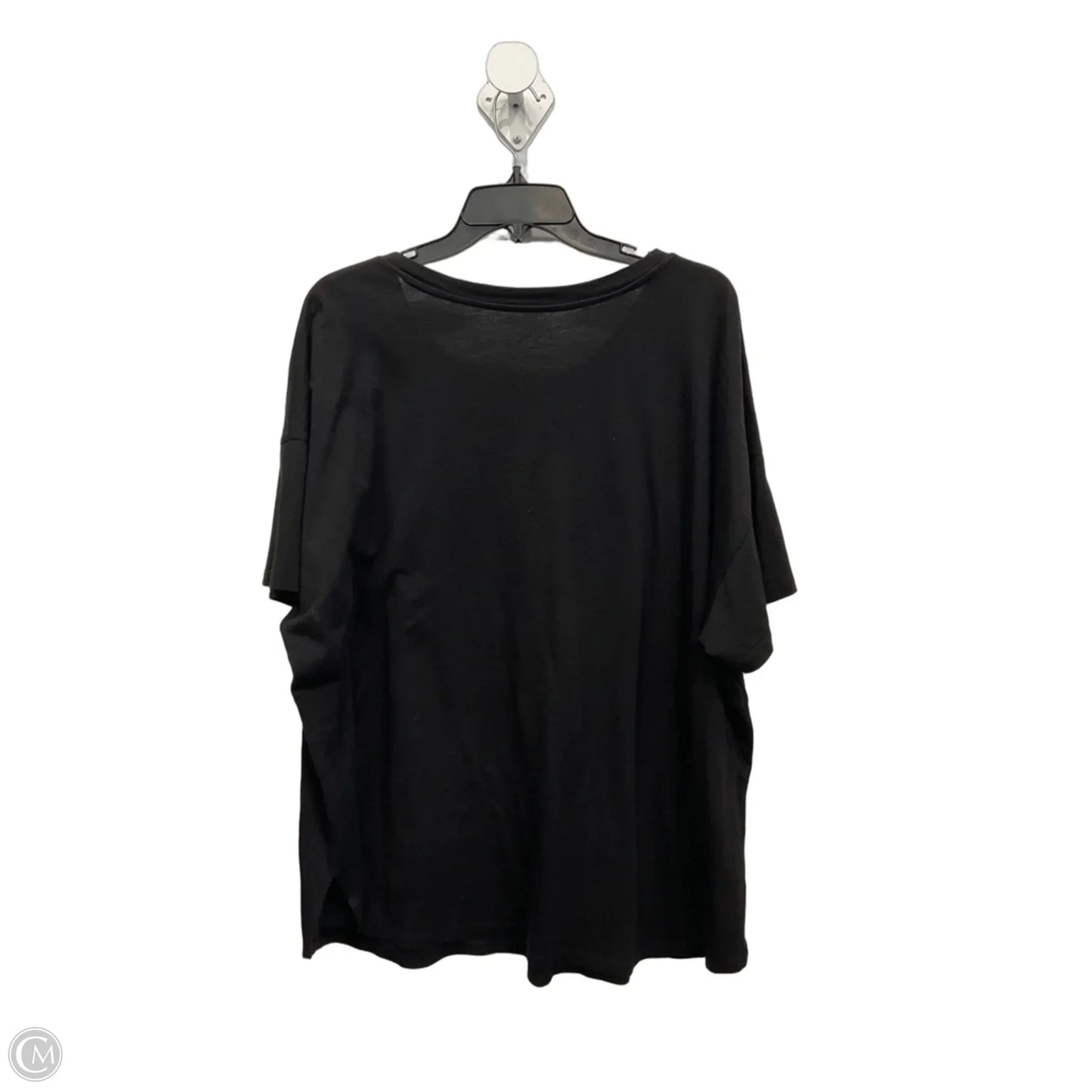 Top Short Sleeve By Michael By Michael Kors In Black, Size: 3x