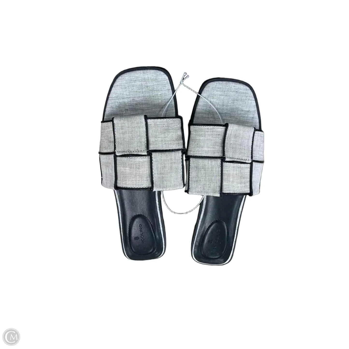 Sandals Flats By Bandolino In Black & Grey, Size: 11