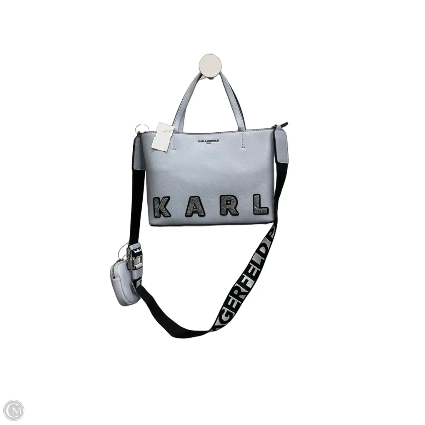 Crossbody Designer By Karl Lagerfeld, Size: Medium