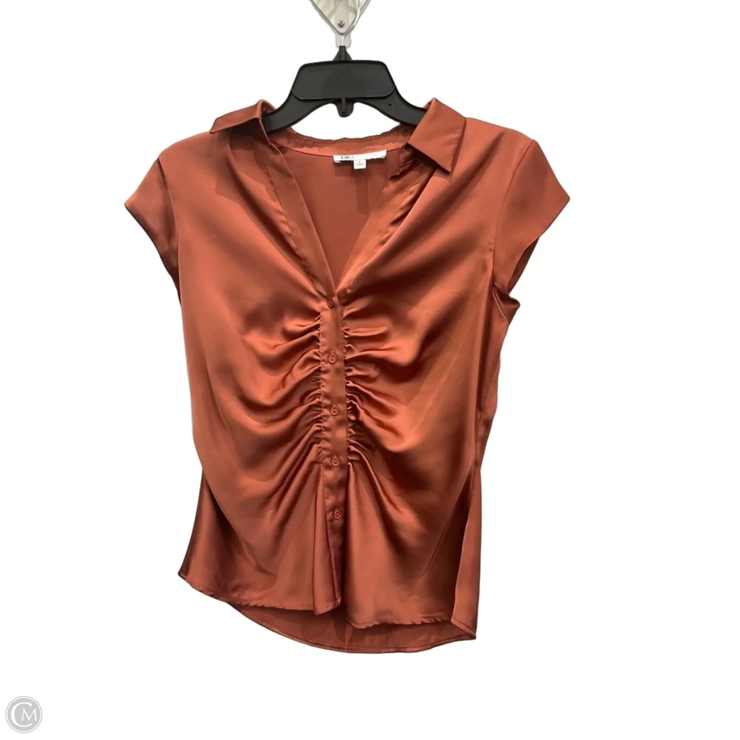 Top Short Sleeve By Dr2 In Copper, Size: S