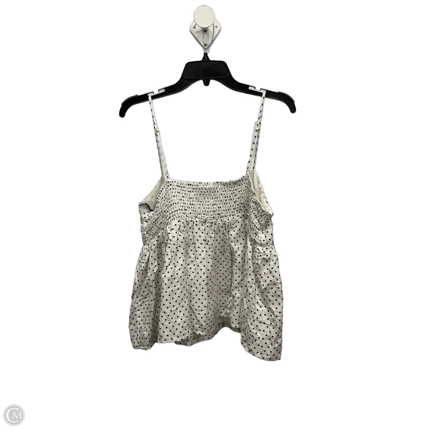 Top Cami Designer By Kate Spade In Black & White, Size: L