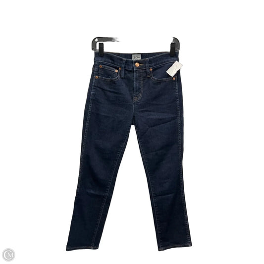 Jeans Straight By J. Crew In Blue Denim, Size: 2
