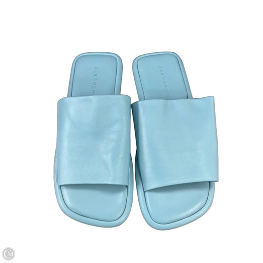 Sandals Flats By Cma In Blue, Size: 7