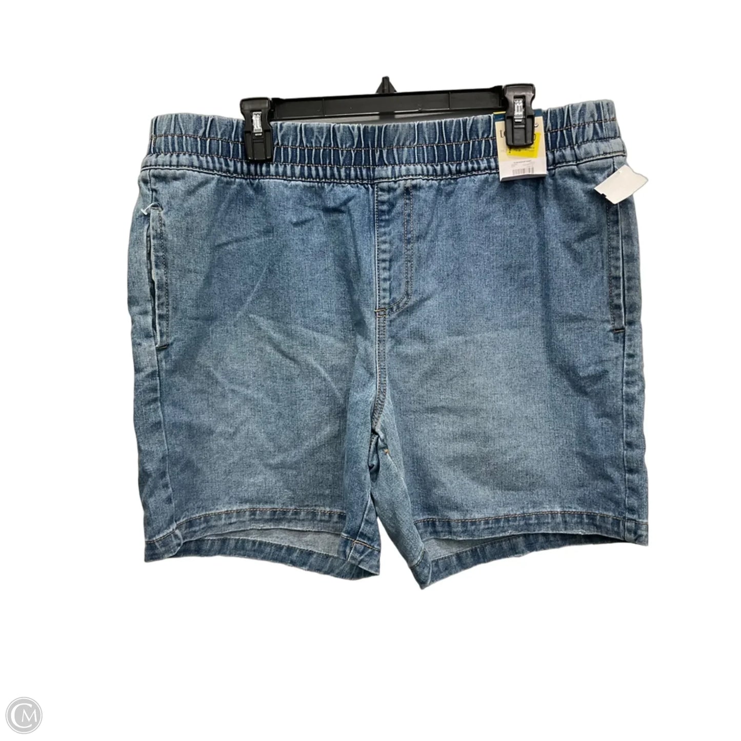 Shorts By Terra & Sky In Blue Denim, Size: 14