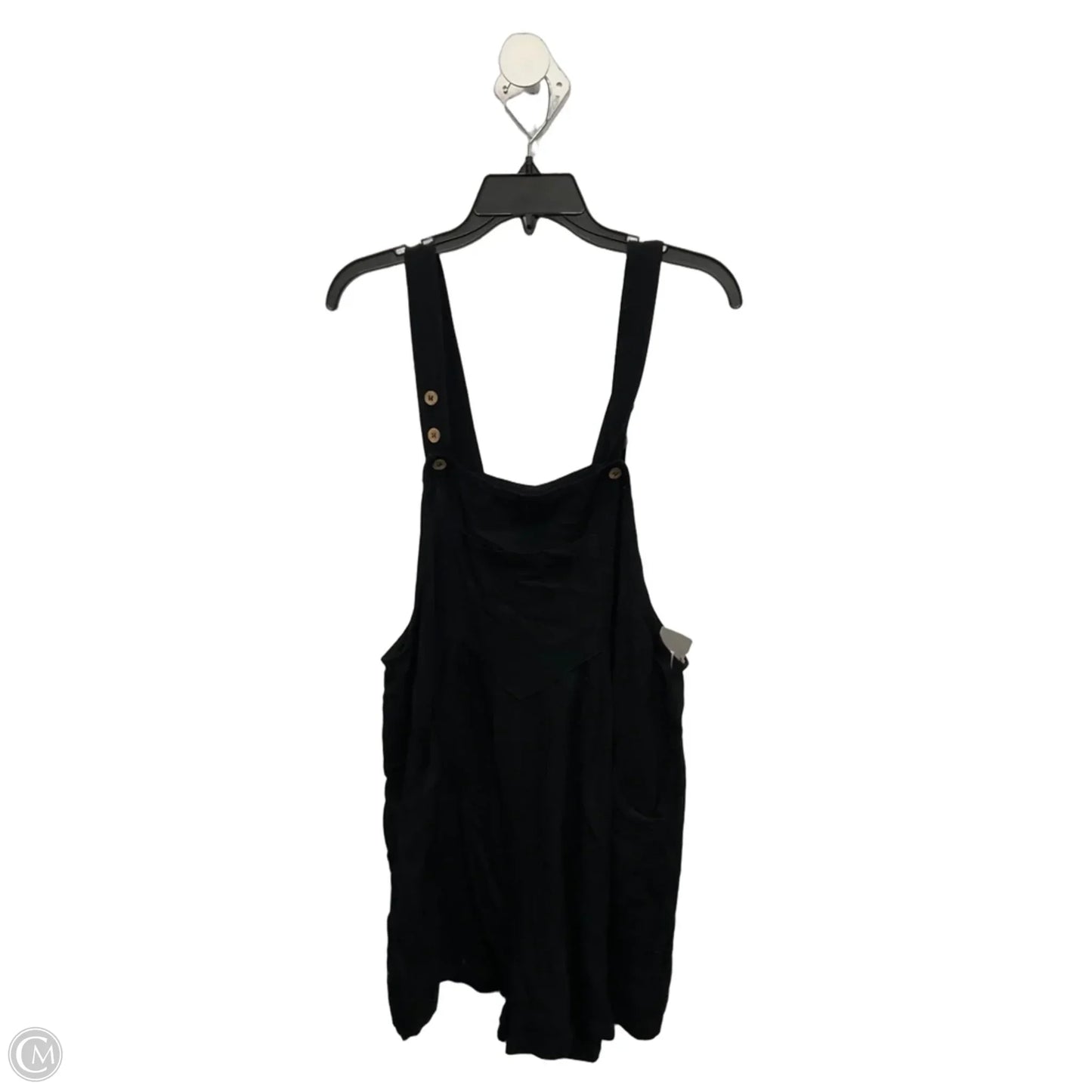Shortalls By Clothes Mentor In Black, Size: M