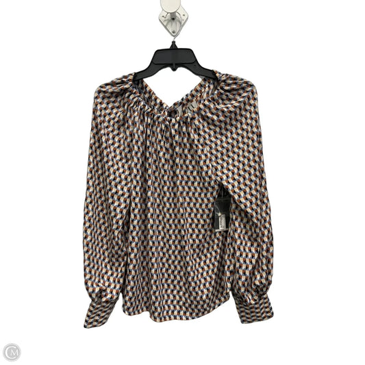 Top Long Sleeve By Worthington In Multi-colored, Size: M