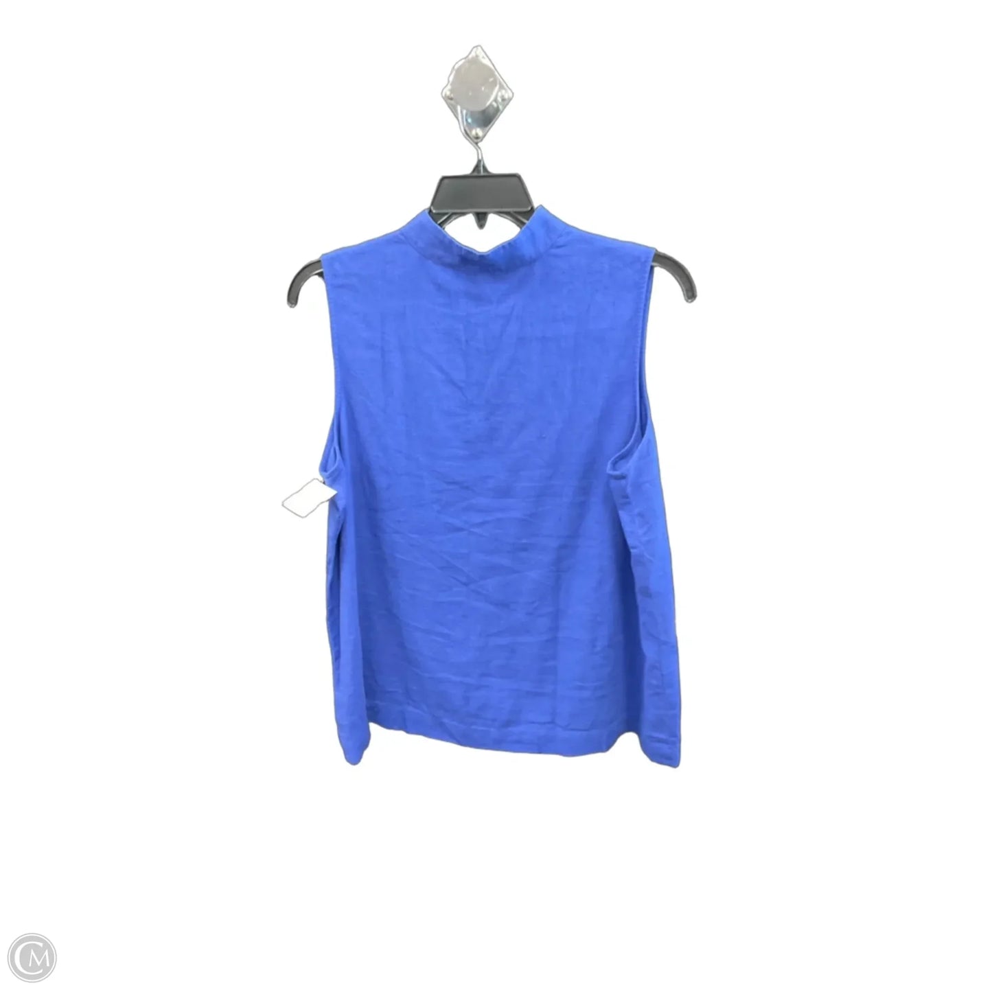 Top Sleeveless By Talbots In Blue, Size: L