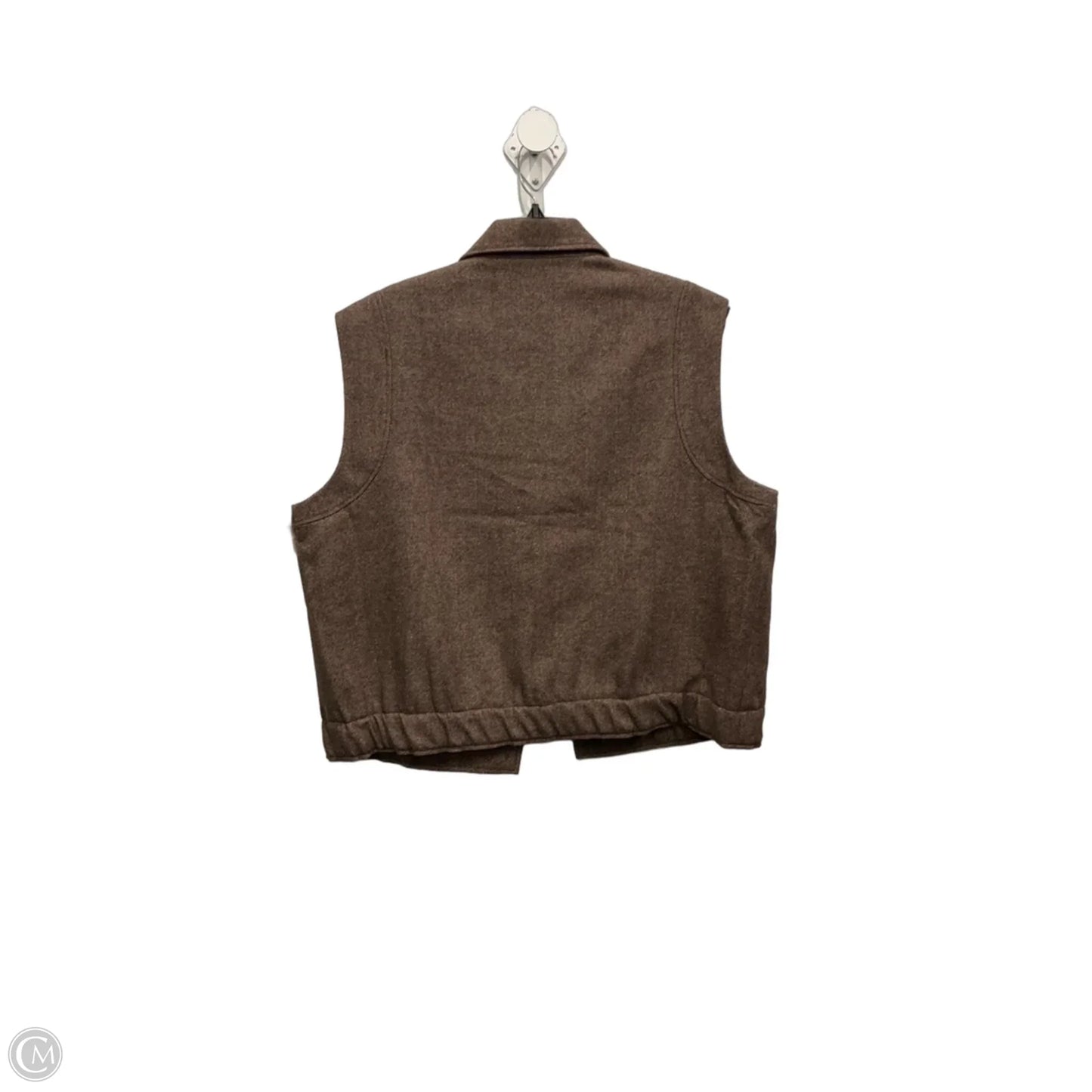 Vest Fleece By Loft In Brown, Size: Xl