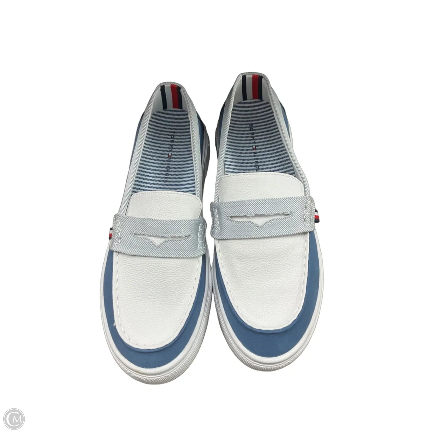 Shoes Flats By Tommy Hilfiger In Blue & White, Size: 7.5
