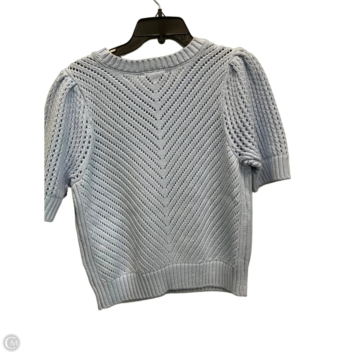 Sweater Short Sleeve By On 34th In Blue, Size: L