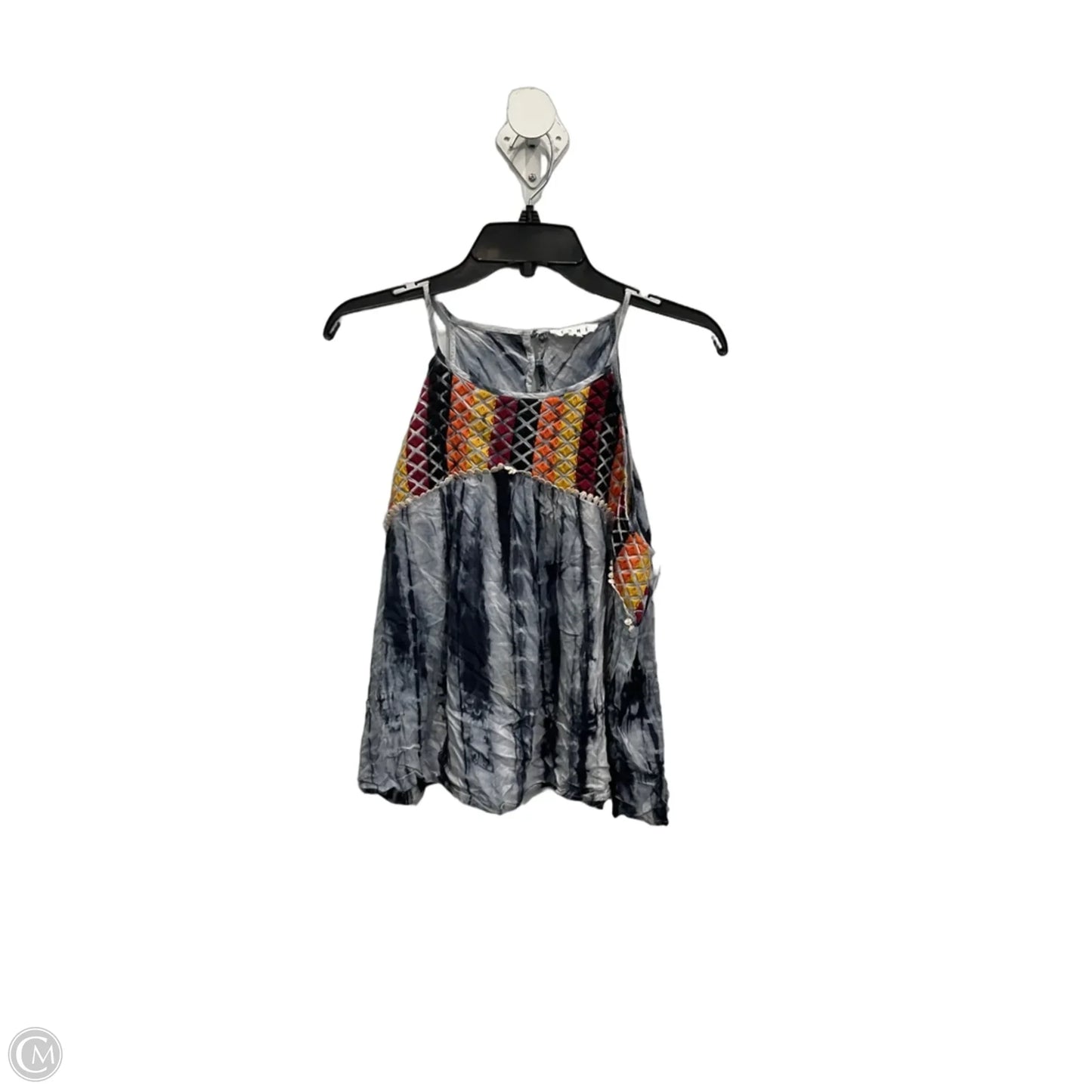 Top Sleeveless By Thml In Grey, Size: M