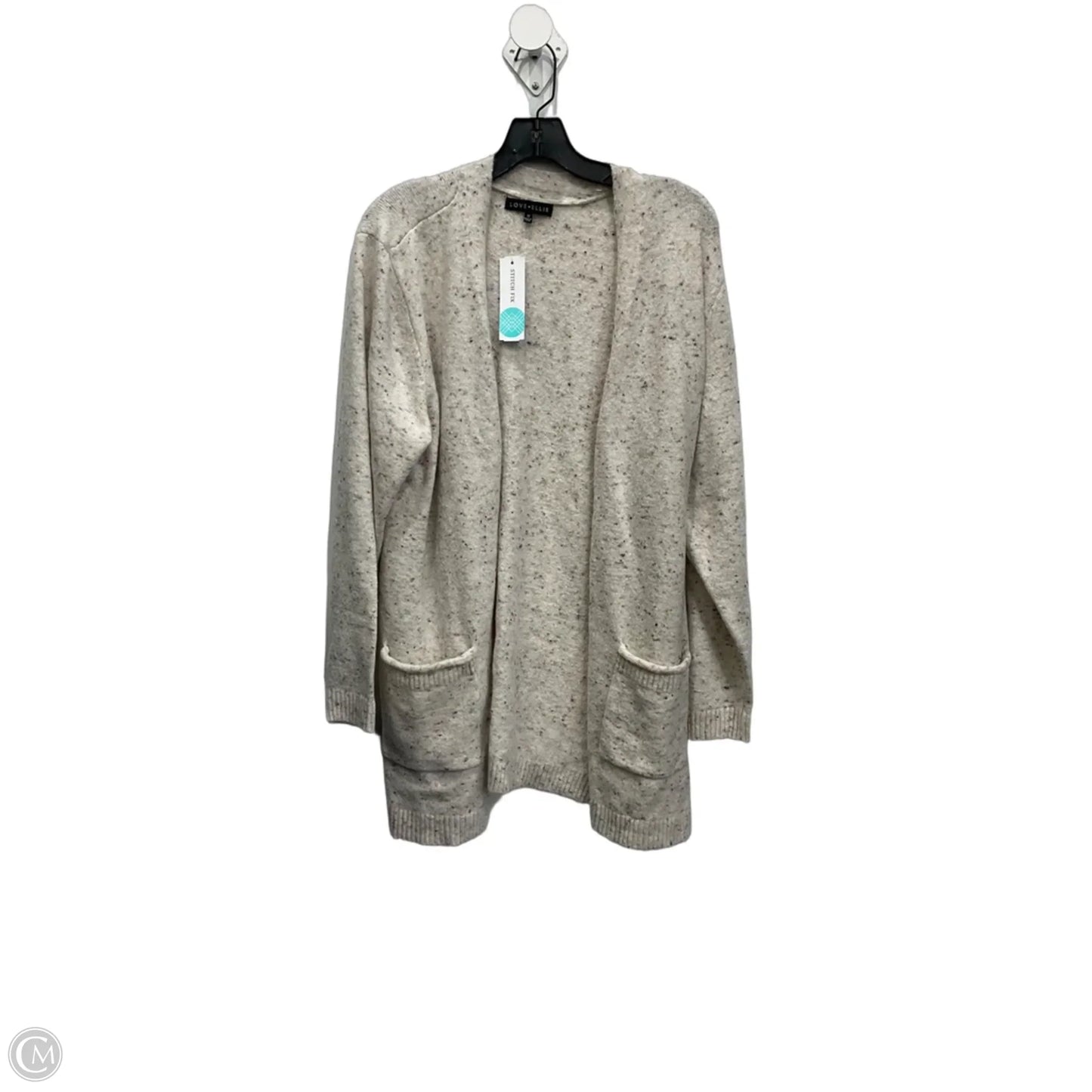 Cardigan By Love Ellie In Grey, Size: 1x