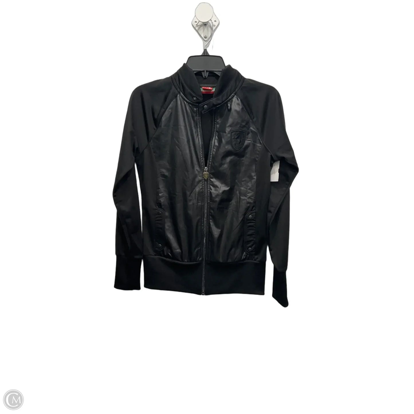 Athletic Jacket By Adidas In Black, Size: S