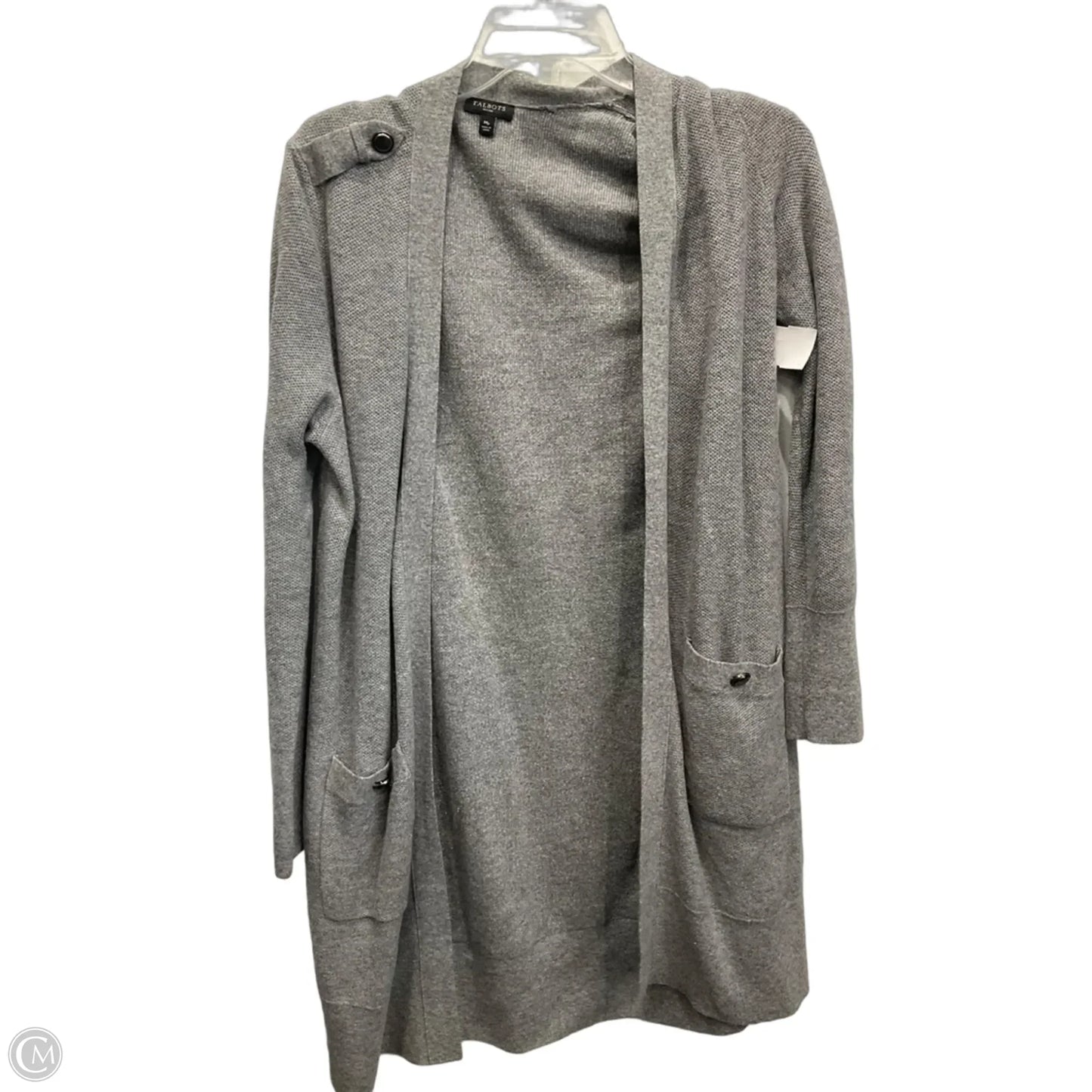 Cardigan By Talbots In Grey, Size: Mp