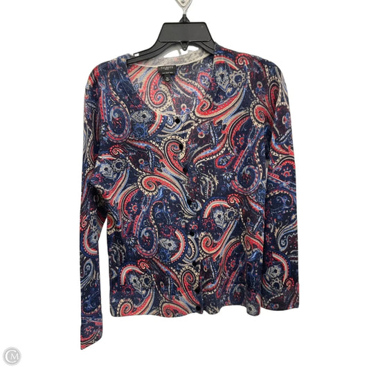 Cardigan By Talbots In Multi-colored, Size: Mp