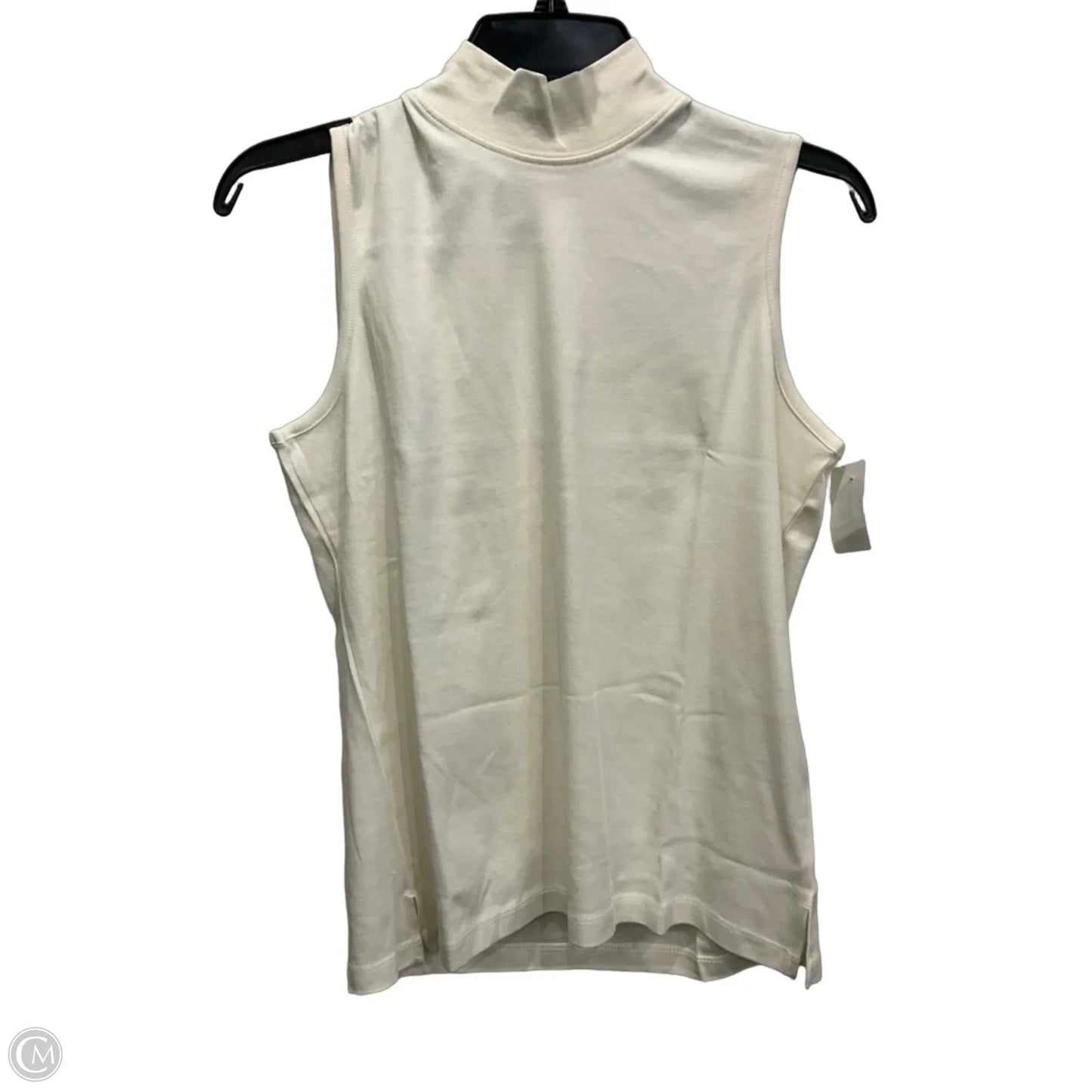 Top Sleeveless By Norm Thompson In Cream, Size: Sp