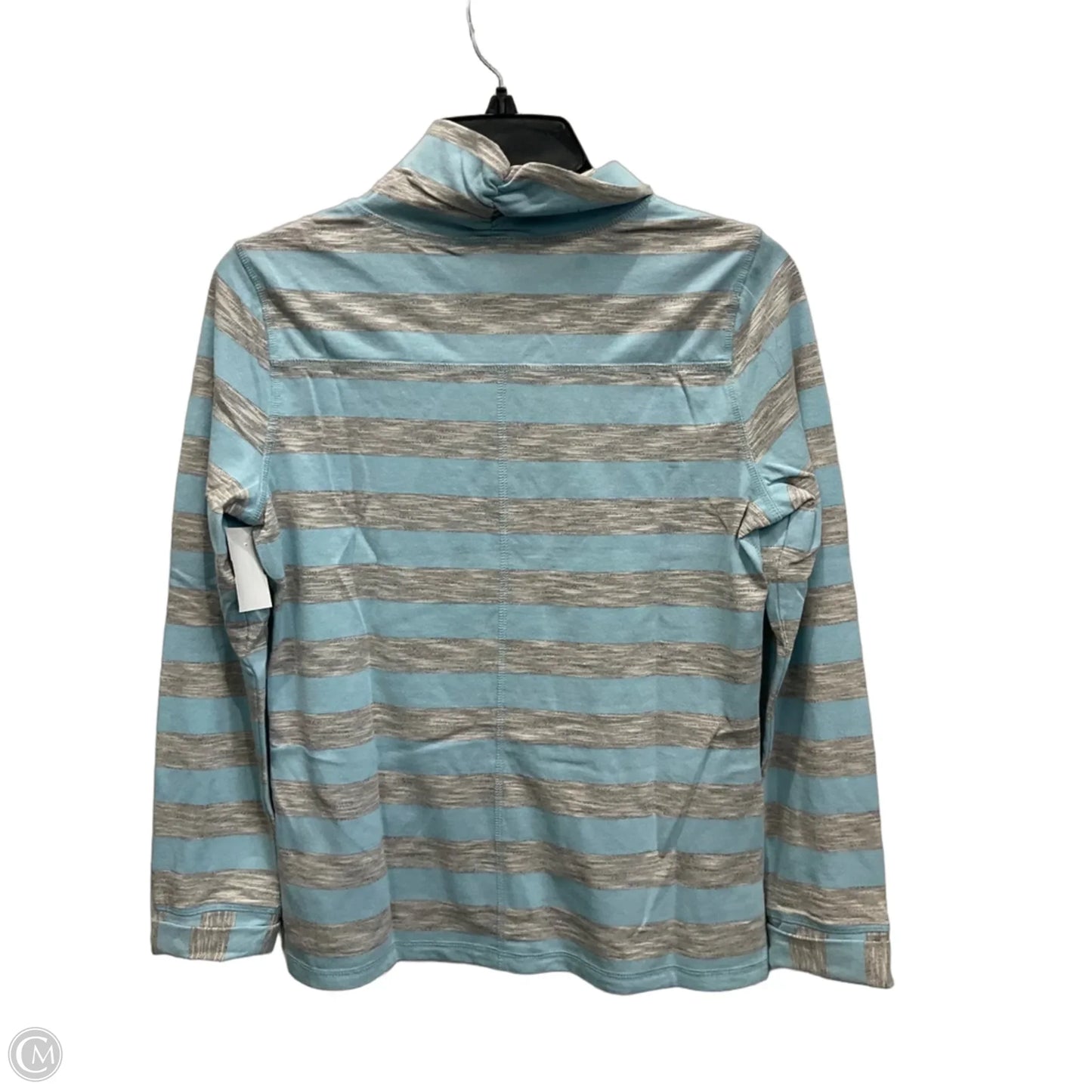 Top Long Sleeve By Talbots In Blue & Grey, Size: Sp
