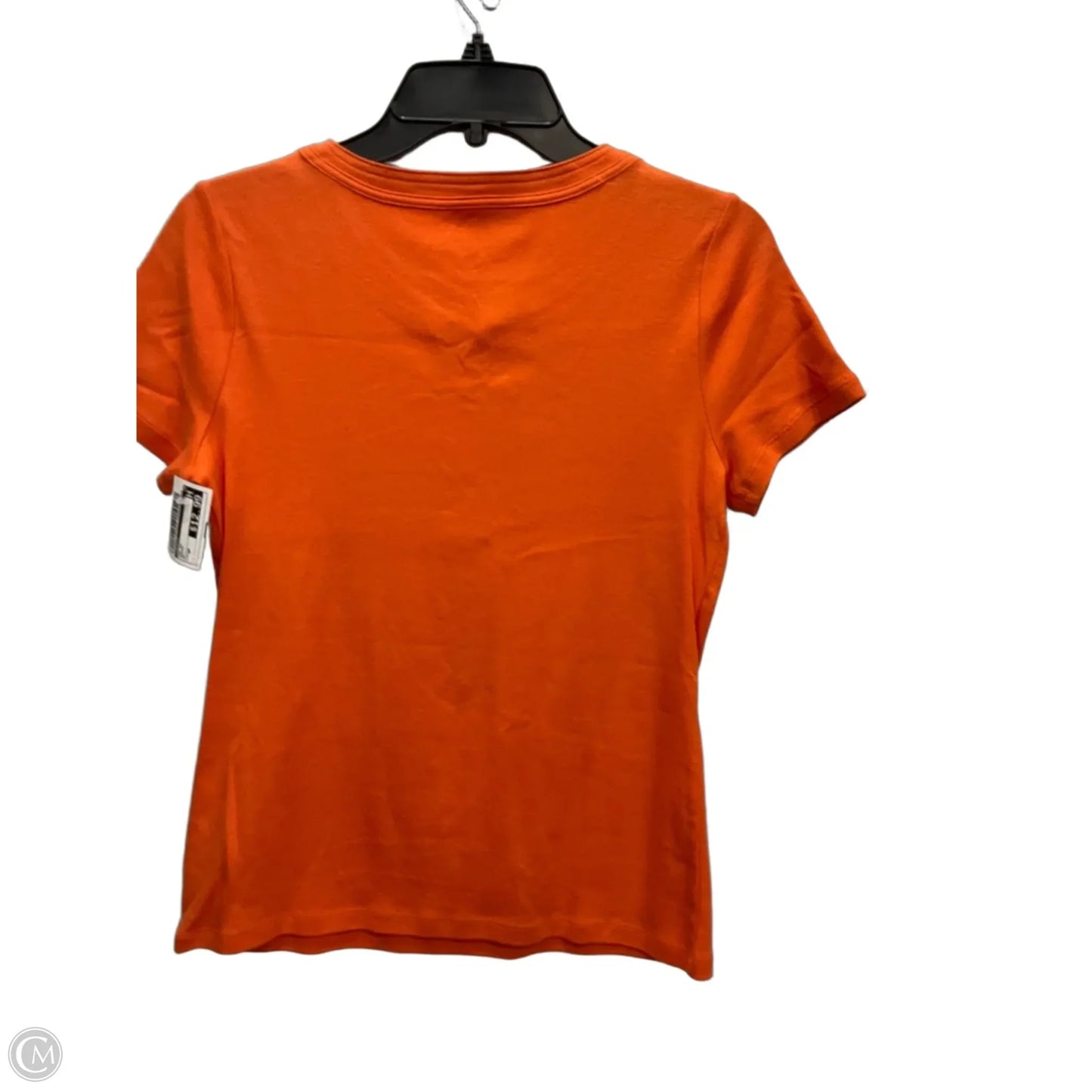 Top Short Sleeve By Talbots In Orange, Size: Sp