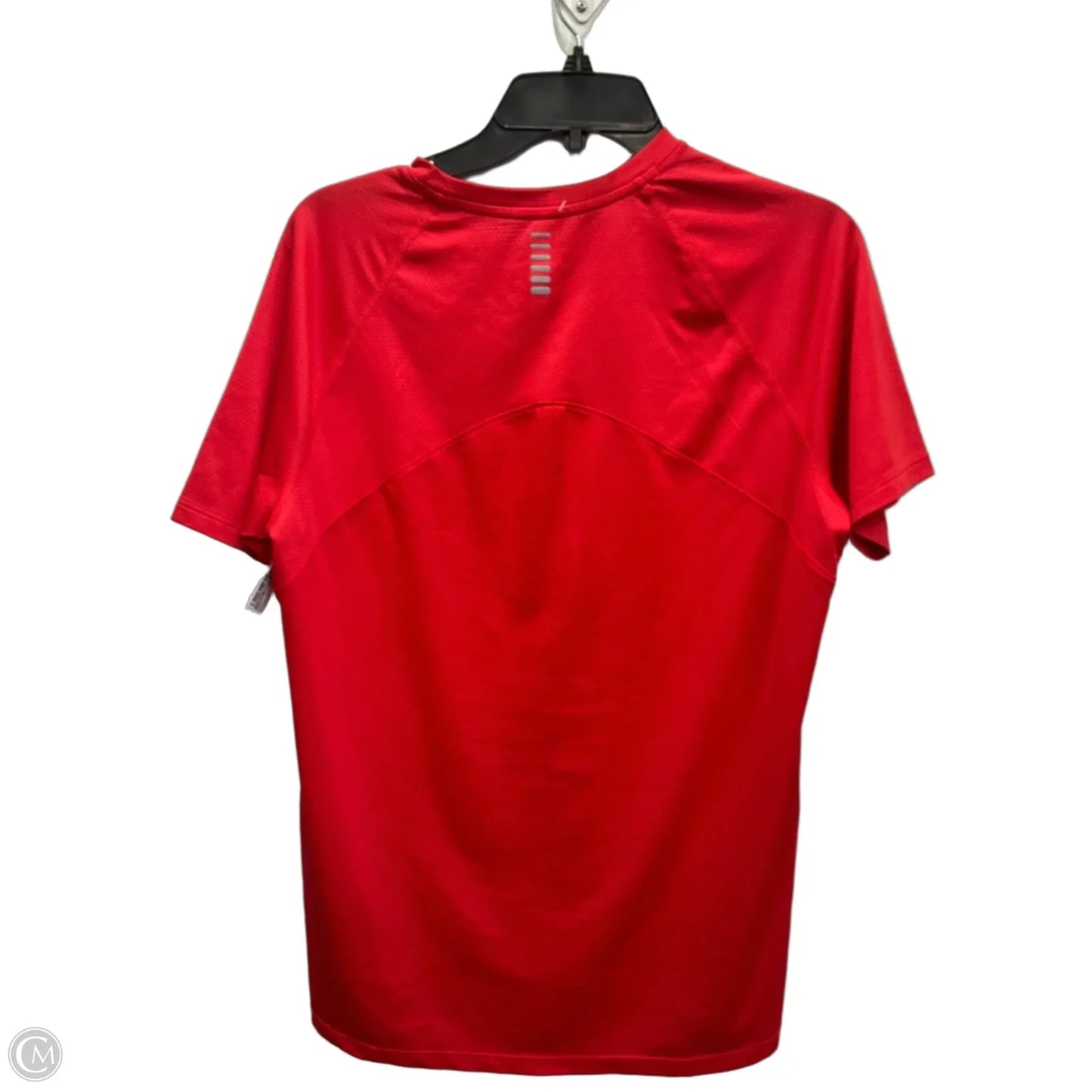 Athletic Top Short Sleeve By Under Armour In Red, Size: M