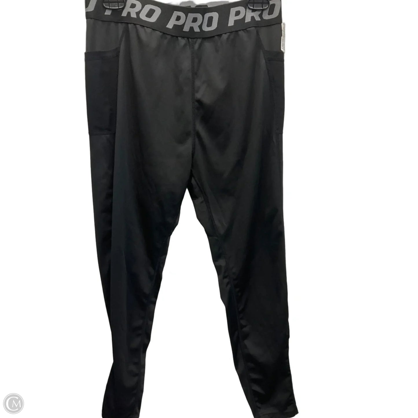 Athletic Leggings By Nike Apparel In Black, Size: Xl