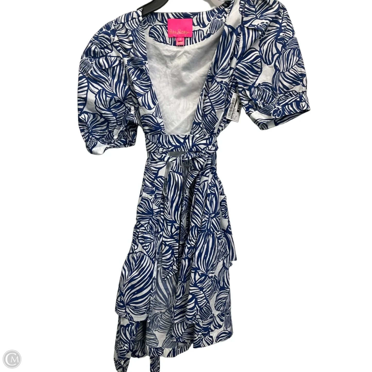 Dress Designer By Lilly Pulitzer In Blue & White, Size: Xs