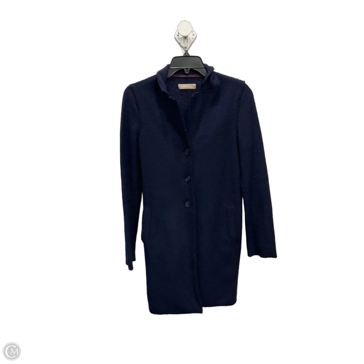 Coat Peacoat By Cma In Blue, Size: S