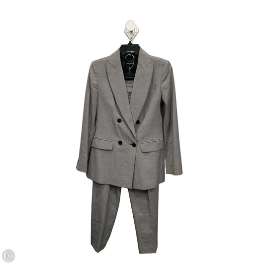 Pants Suit 2pc By Karen Millen In Grey, Size: 4