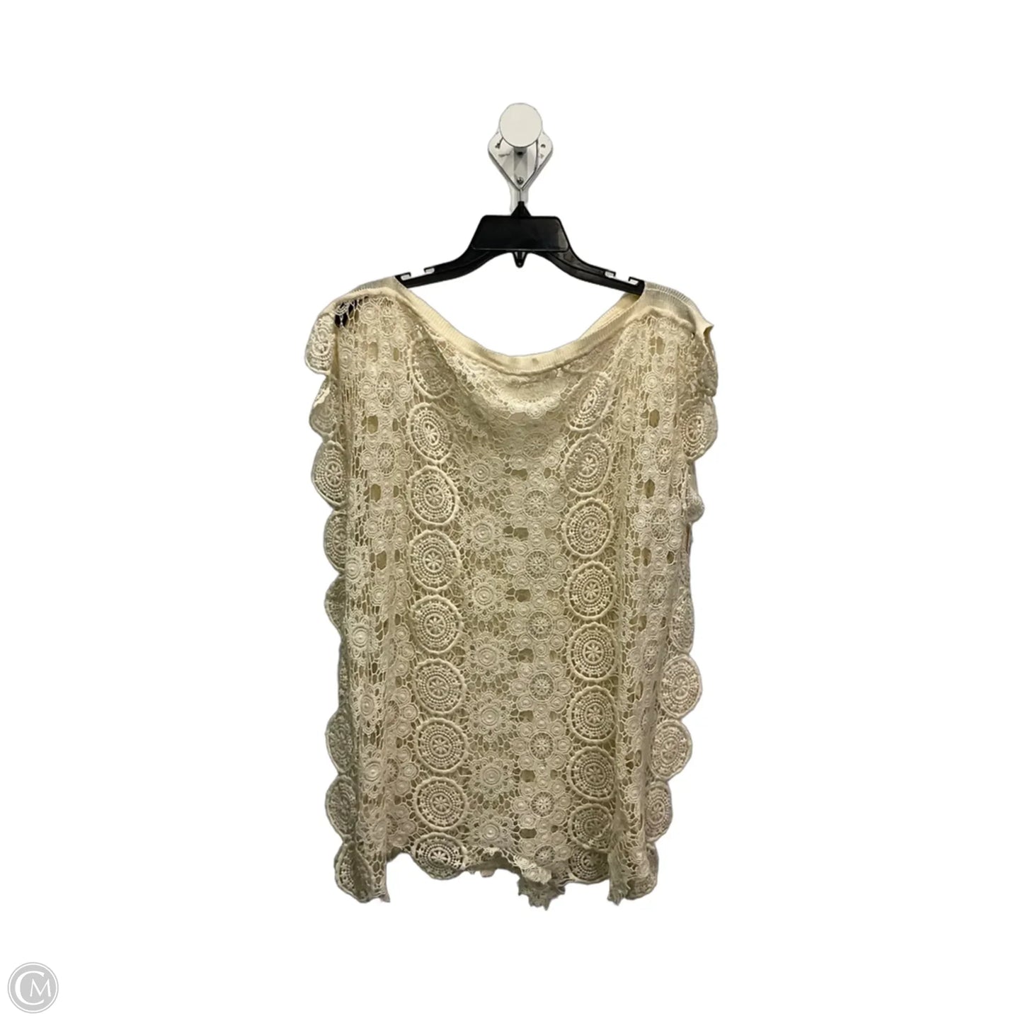Poncho By Cmb In Cream, Size: Osfm