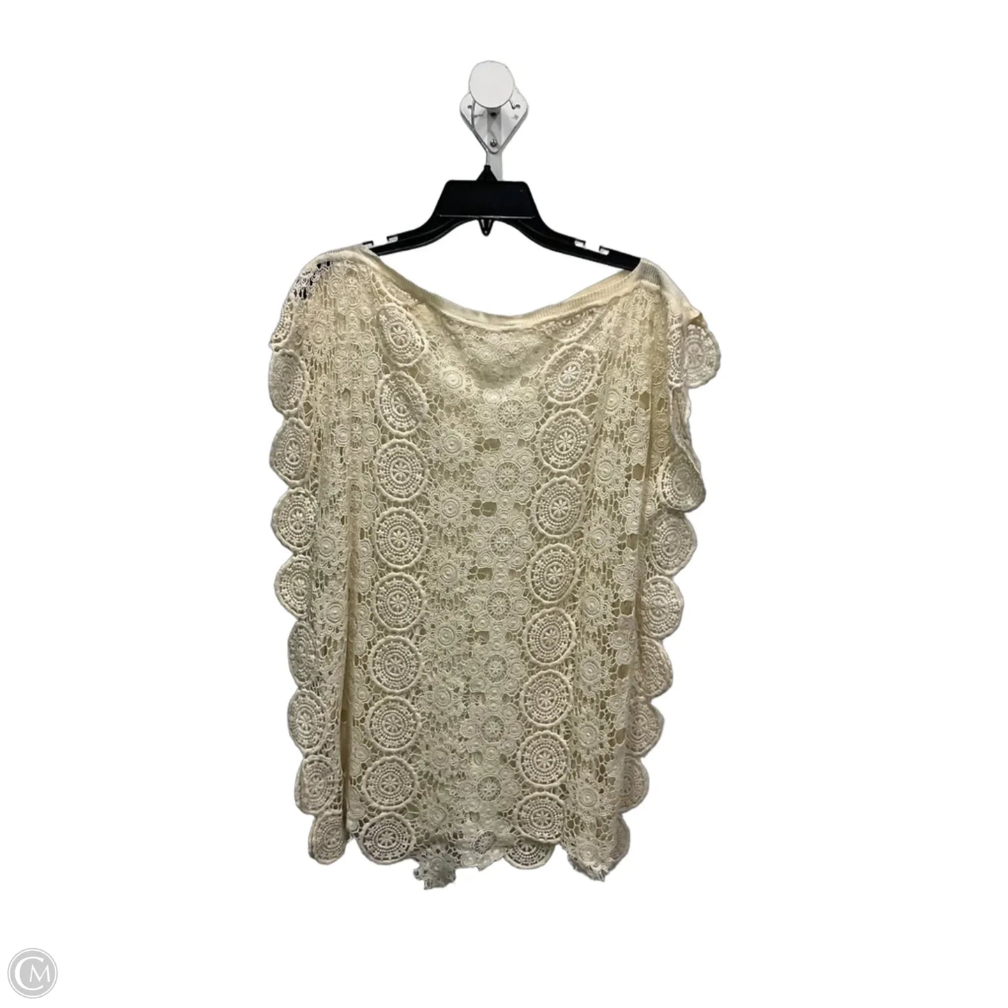 Poncho By Cmb In Cream, Size: Osfm