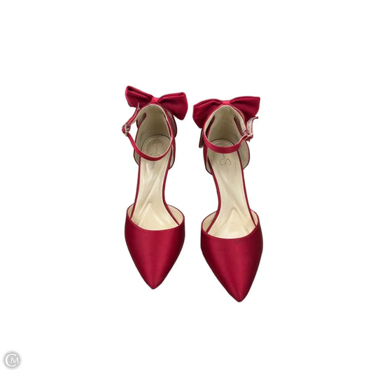 Shoes Heels Stiletto By Jessica Simpson In Red, Size: 8.5