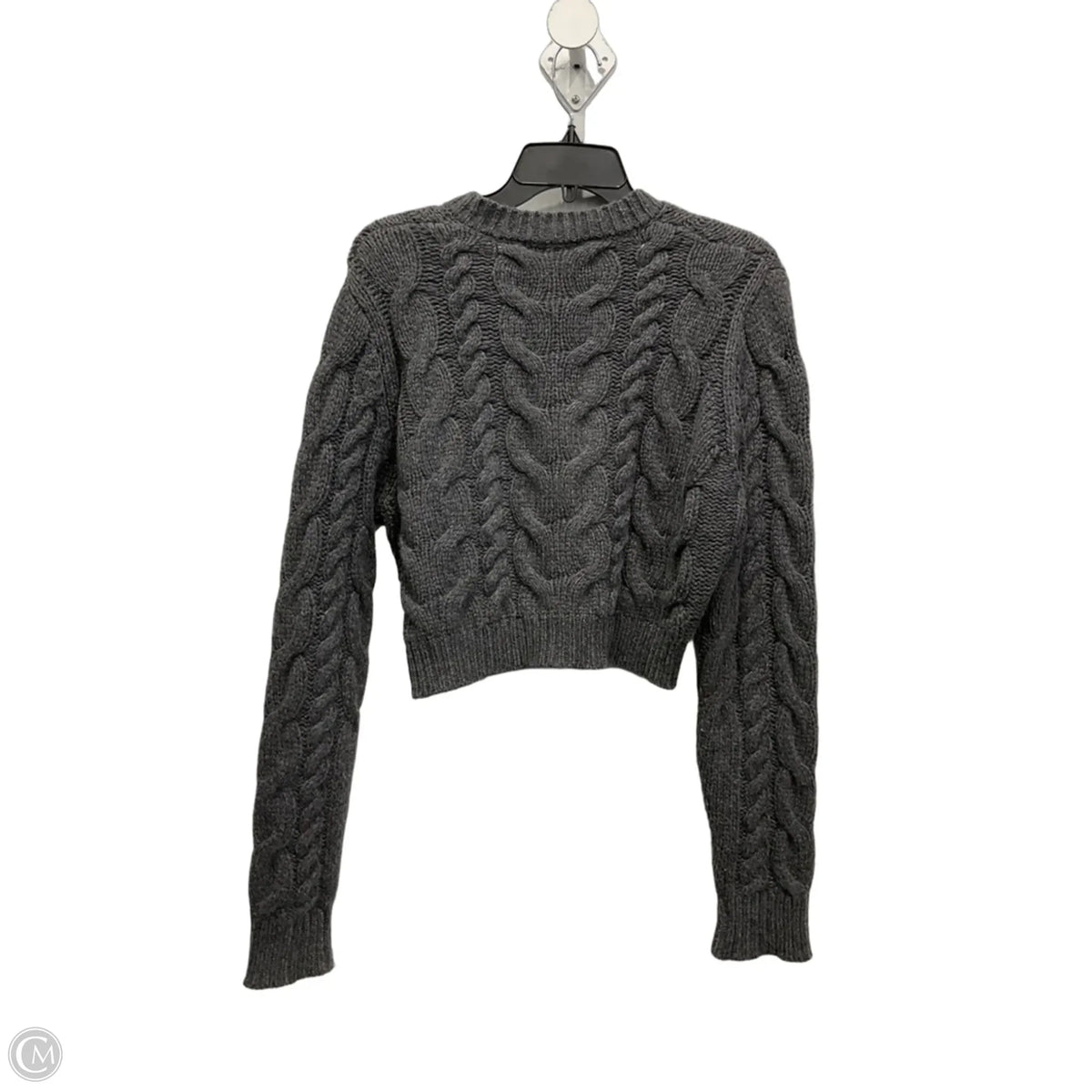 Sweater Cardigan By Frame In Grey, Size: M